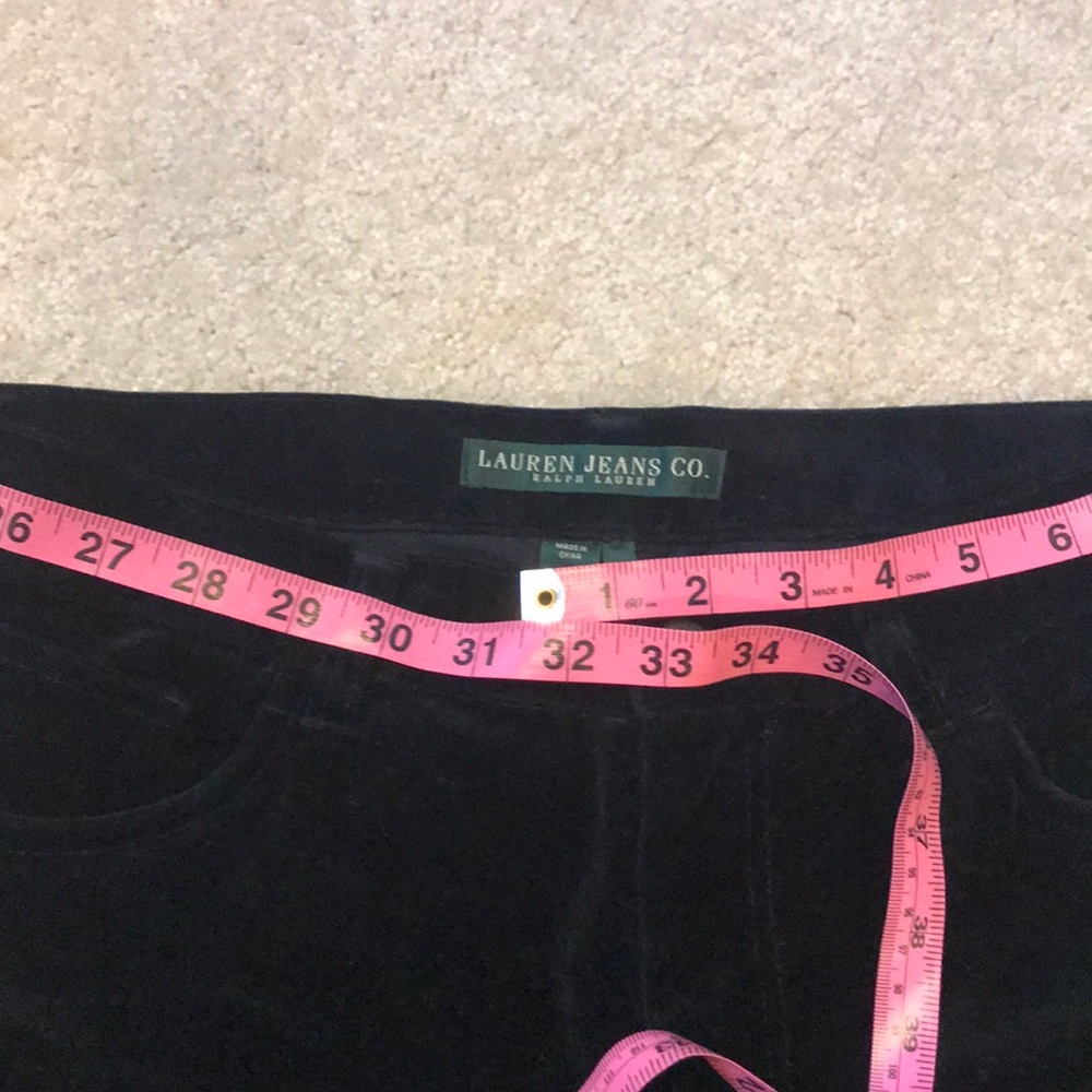 Ralph Lauren black velvet jeans - Picture 5 of 6